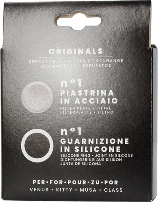 Bialetti 1 Joint + 1 Filtre Modèle Inox 10