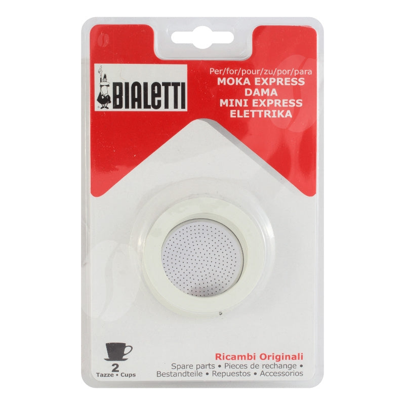 Bialetti 3 Joints & 1 Filtre Modèle Alu 2