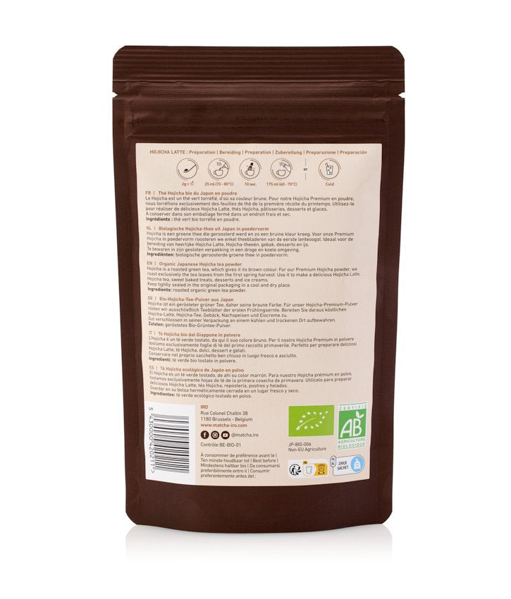 IRO Hojicha en poudre bio Premium 100gr