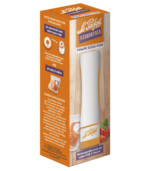 LE PARFAIT Pompe à main sous-vide rechargeable