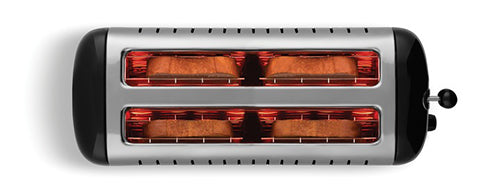 Dualit Toaster Lite Long Gloss Black