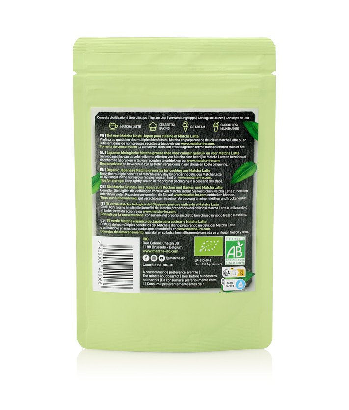 IRO Matcha bio for Cooking Premium Culinary Grade 40gr