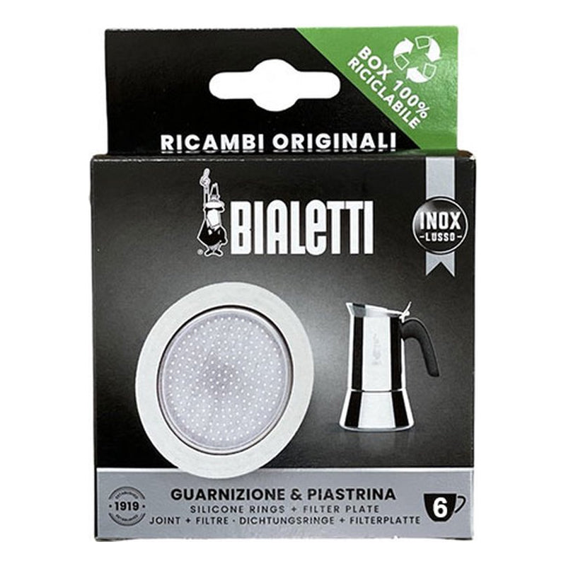 Bialetti 1 Joint + 1 Filtre Modèle Inox 6