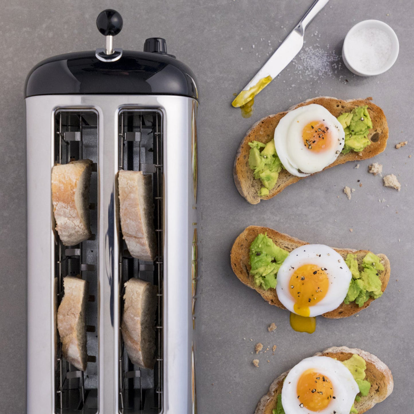 Dualit Toaster Lite Long Gloss Black