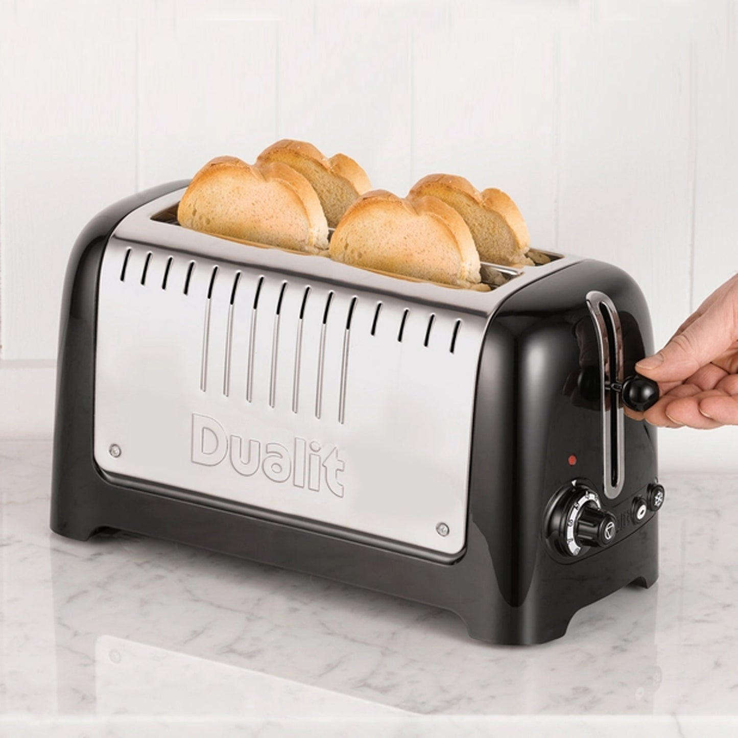 Dualit Toaster Lite Long Gloss Black