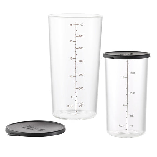 Bamix Set de gobelets en verre 400 ml + 700 ml