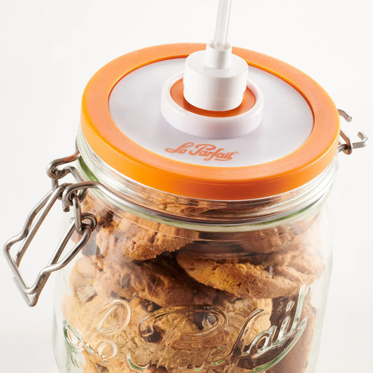 LE PARFAIT Couvercle avec valve Sous-vide - Lot de 2