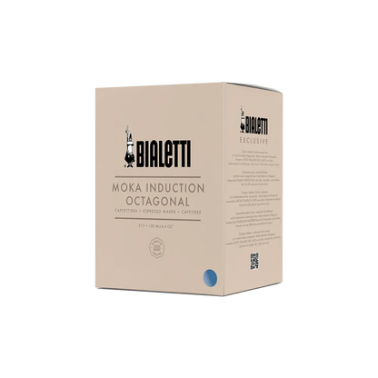 BIALETTI Moka Exclusive Octagonal Induction Silver Grey