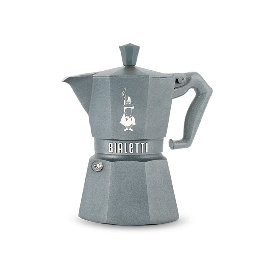 BIALETTI Moka Exclusive Octagonal Induction Silver Grey