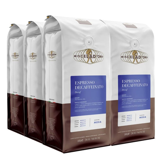 Miscela d'Oro Decaféiné Grains 6 x 1kg